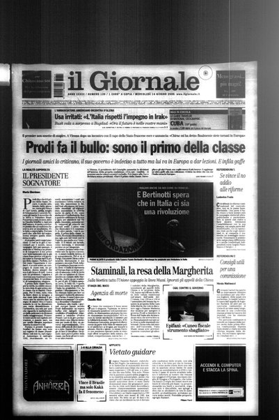 Il giornale : quotidiano del mattino